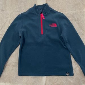 The north face Big kids Glacier 1/4 zip Pollover